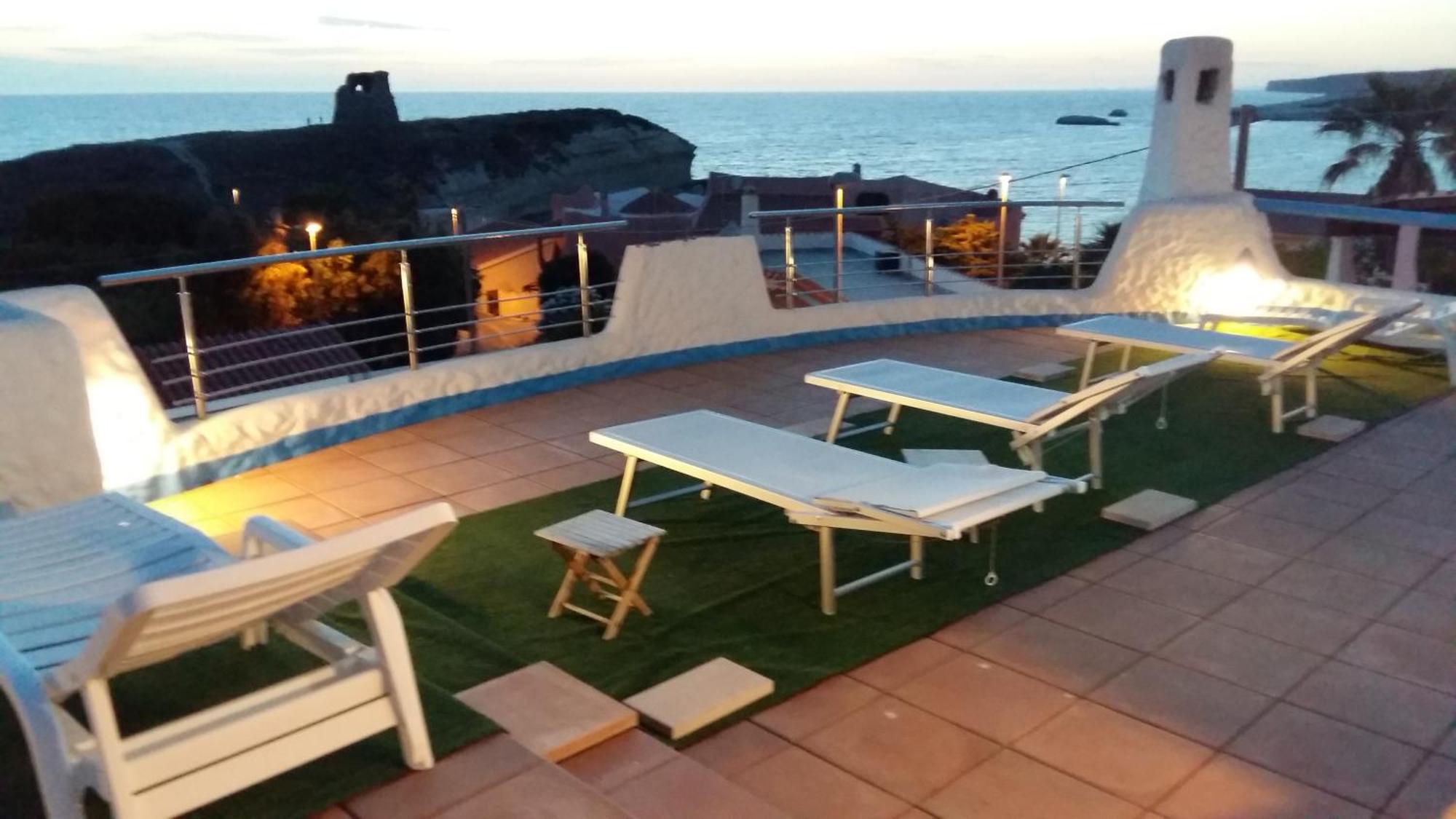 Villa Manuela sul mare S'Archittu Exterior foto